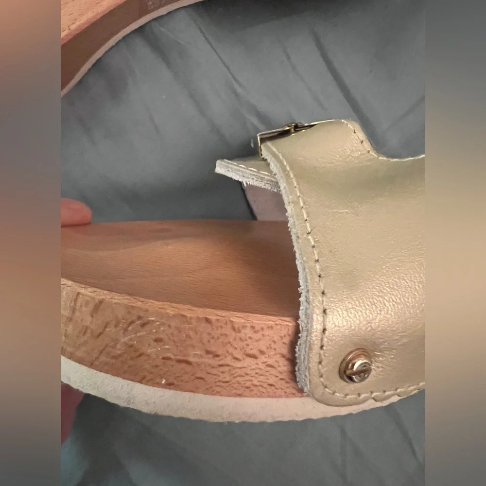DR. SCHOLLS wood sandals 9 - Picture 5 of 12